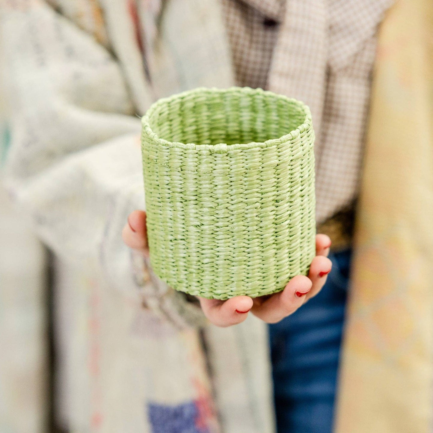 Catchall - Verdant Citrus - Handwoven