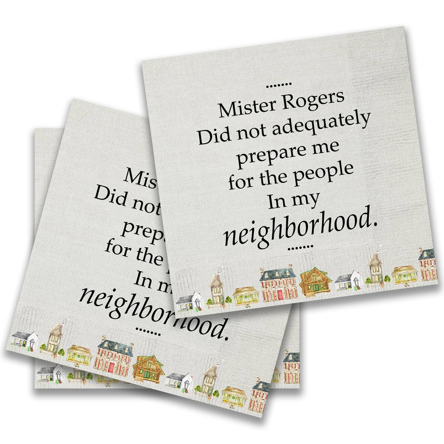 Cocktail Napkins - Mister Rogers