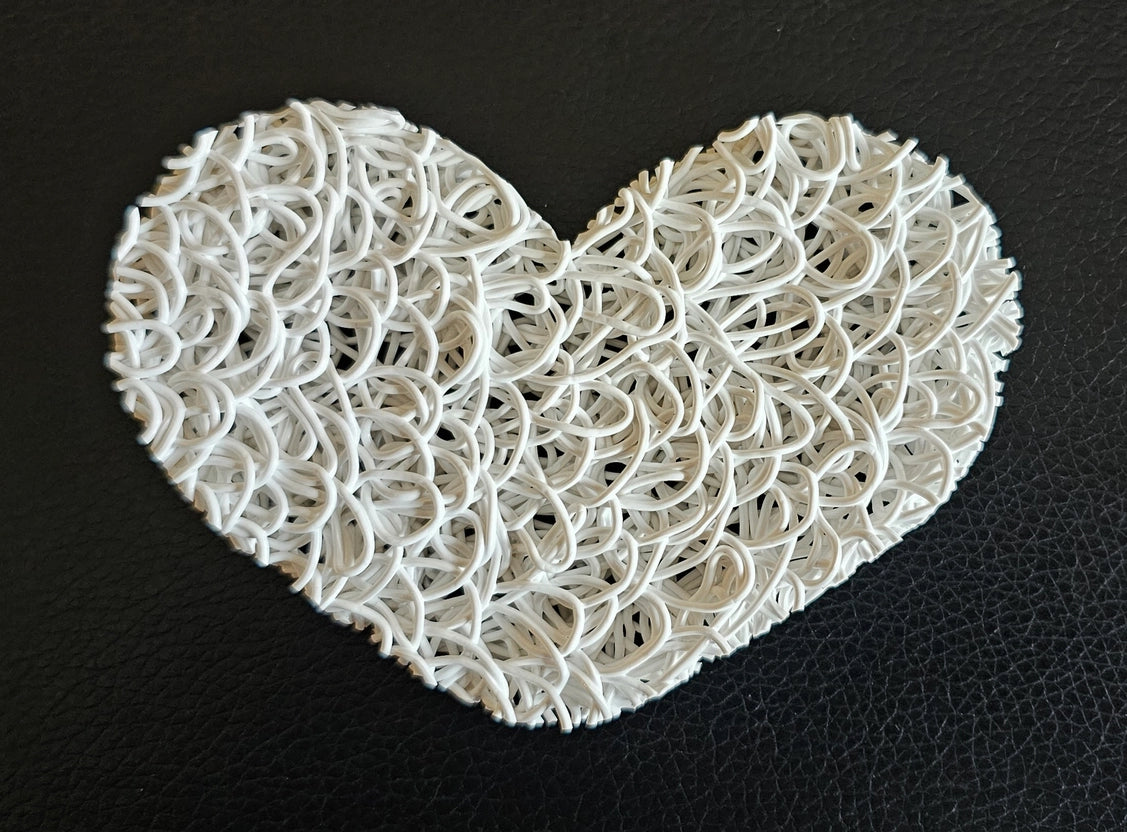 Soap Lift Soap Saver - Heart - White