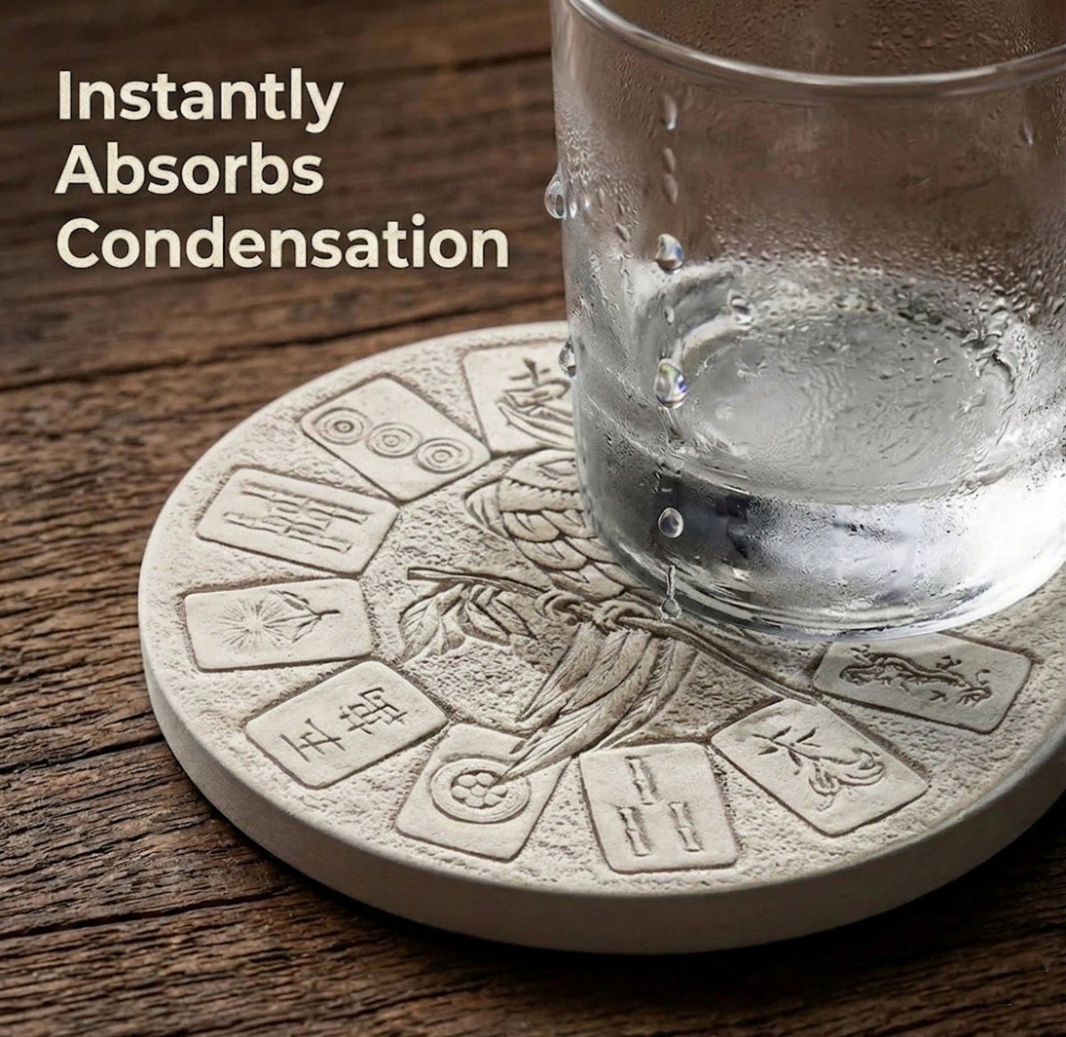 Coaster Set - Mahjong Absorbent