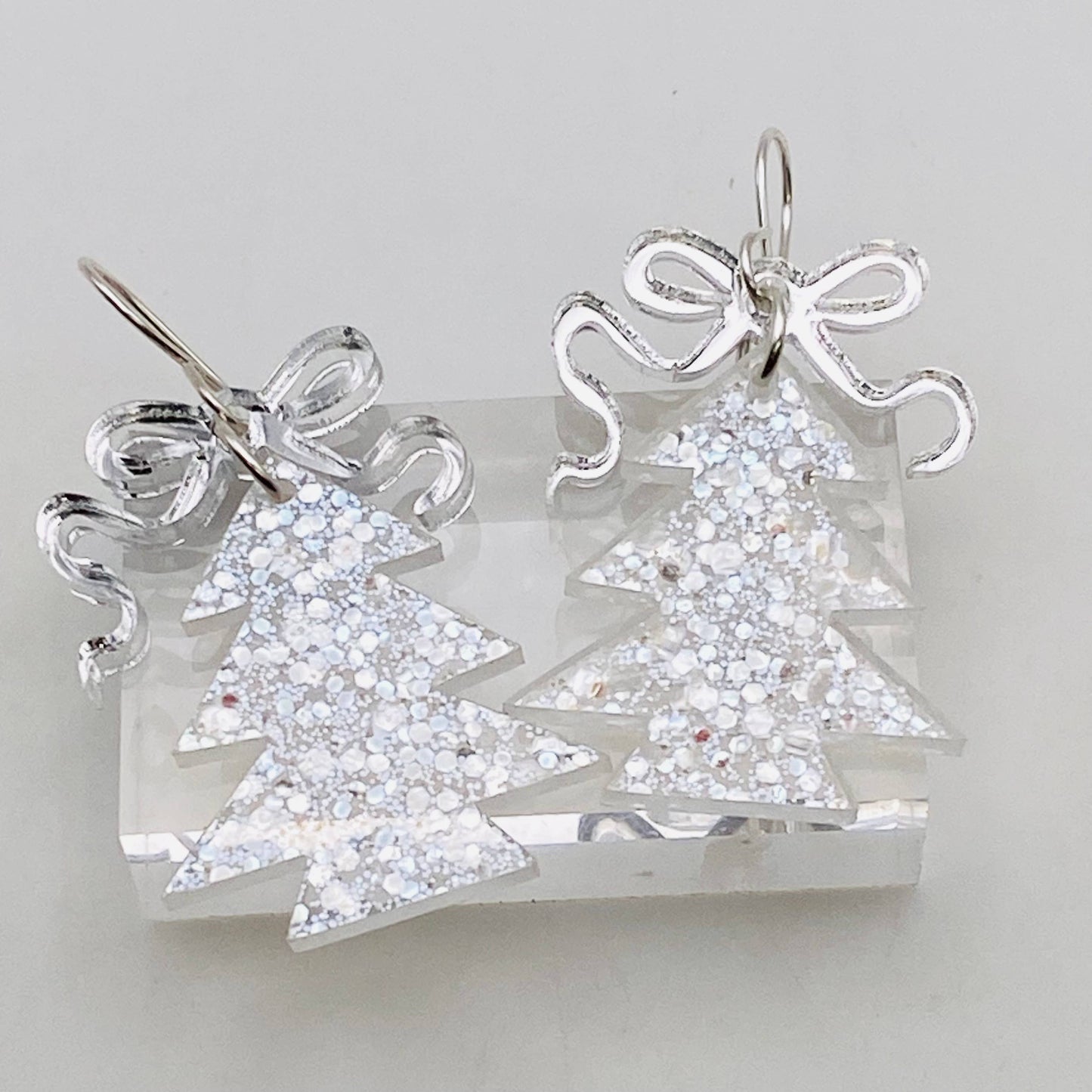 Earrings - Tree - Silent Night Shimmer