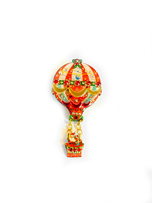 Brooch - Christmas balloon