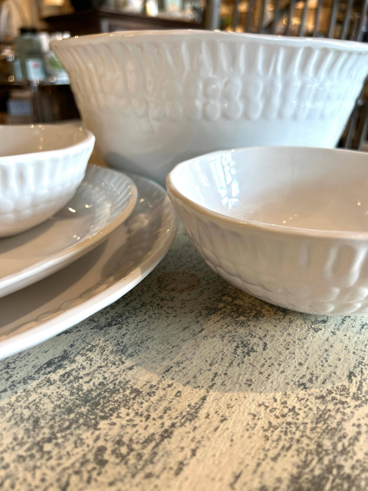 Serving Bowl - Dottie Pattern (color options)