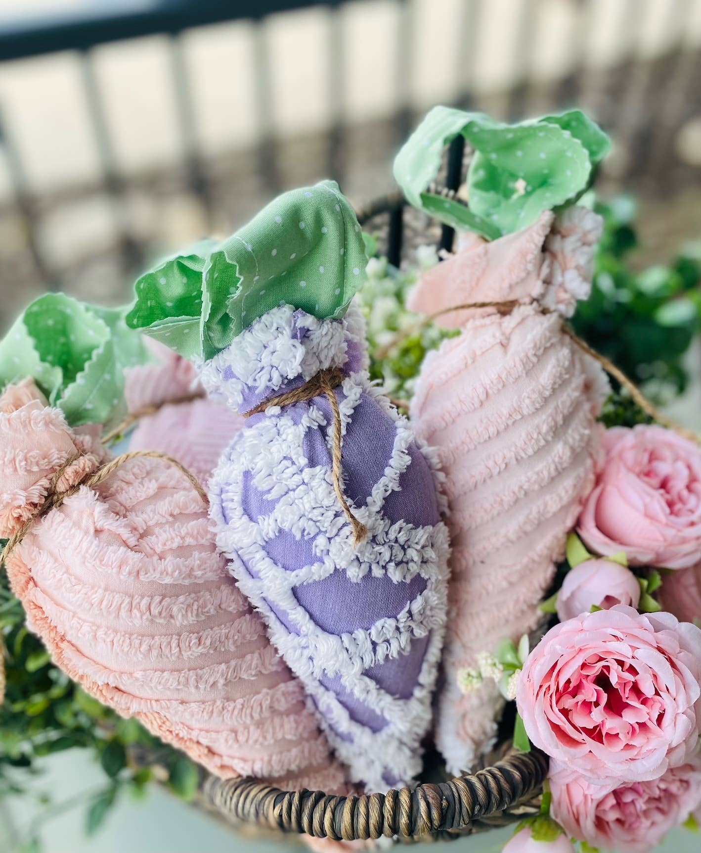 Easter Decor - Carrot - Vintage Fabrics