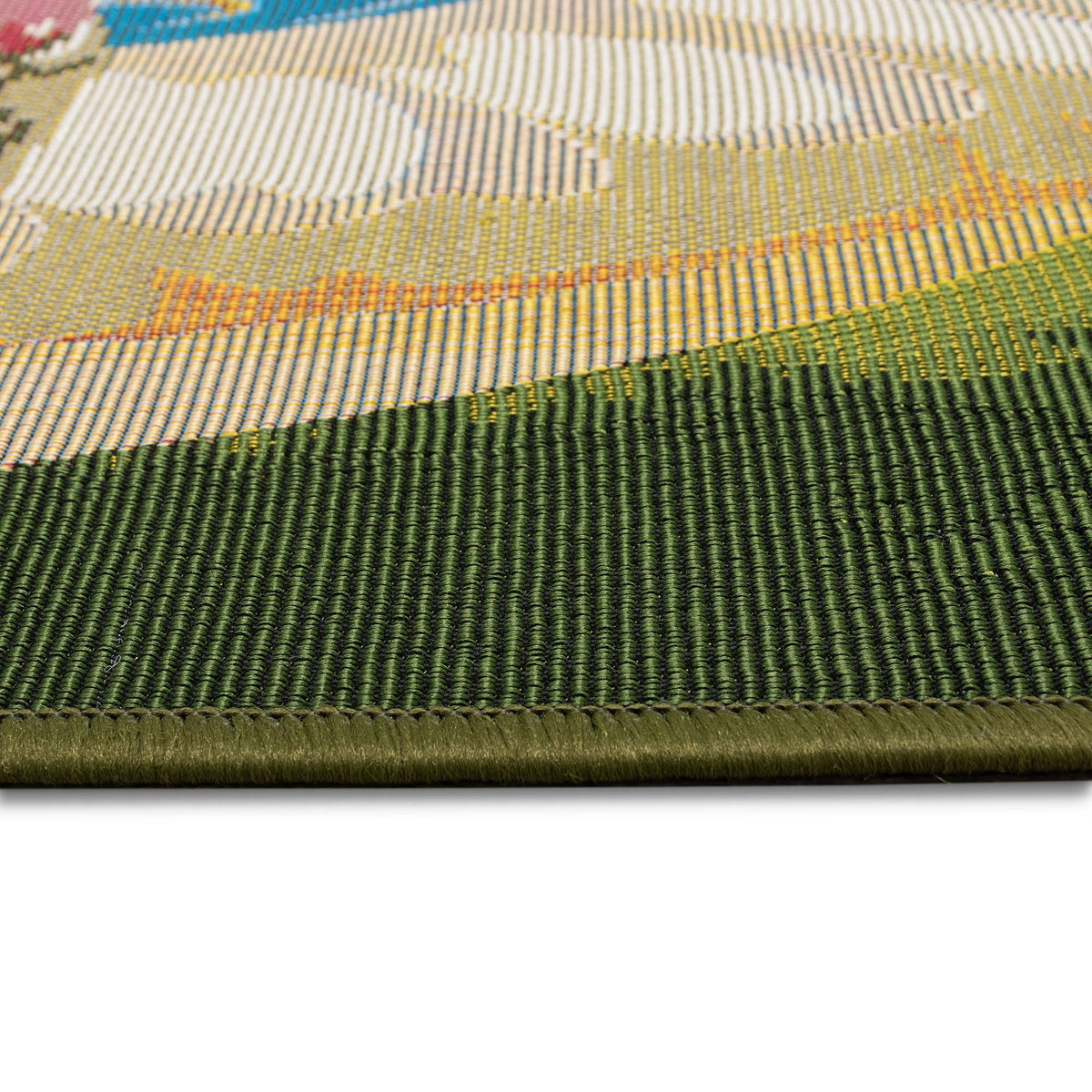 Rug - Indoor/Outdoor - Bathing Birdies Green (Esencia)