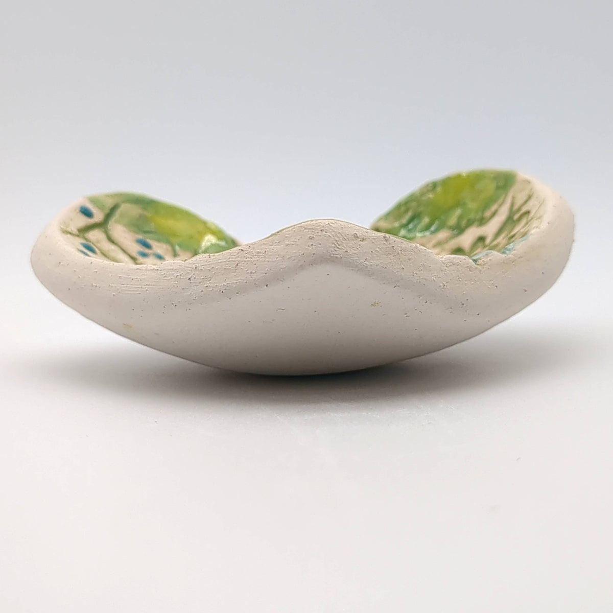 Trinket Dish - Heart with Pressed Flowers