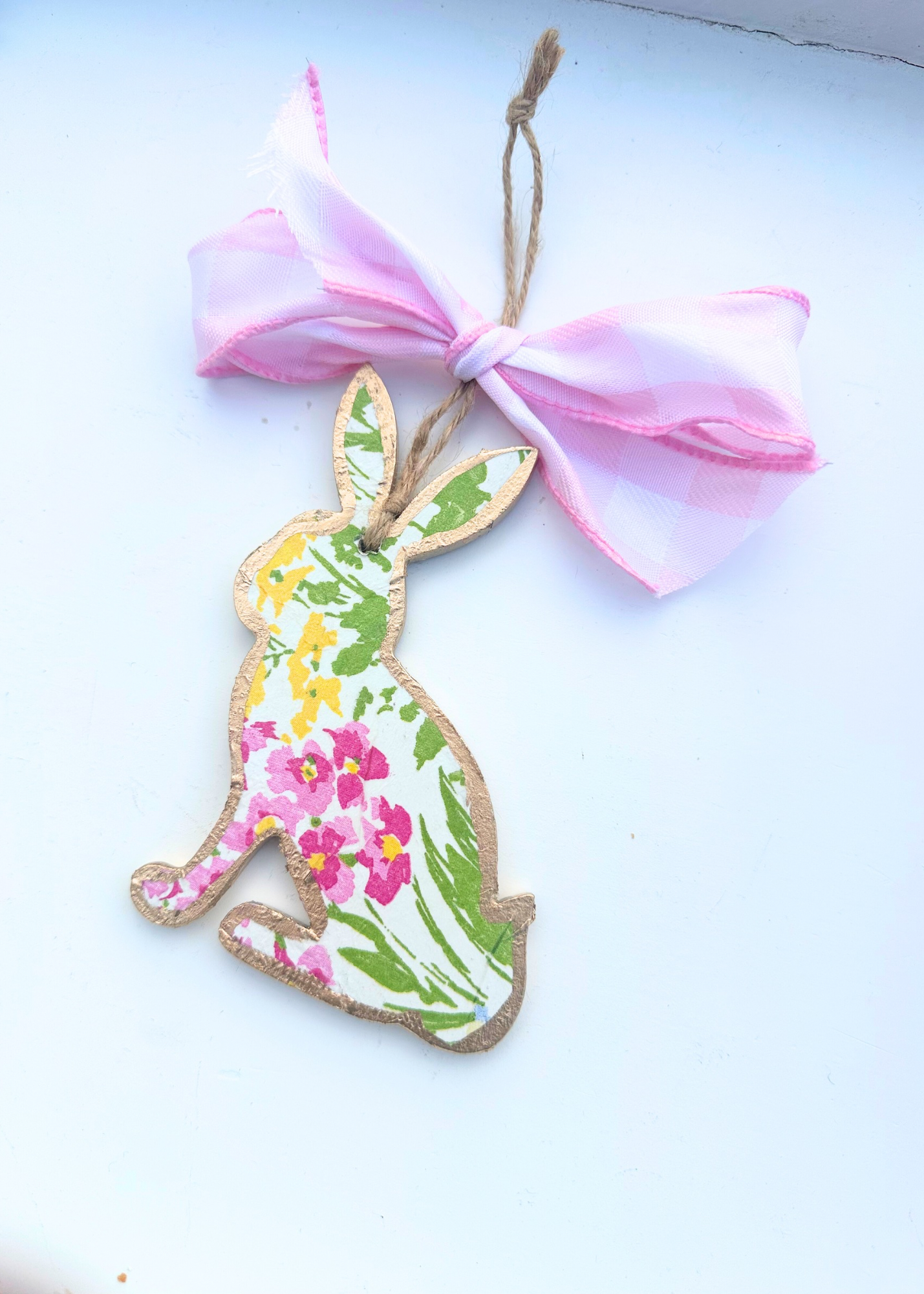 Ornament - Bunny - Floral