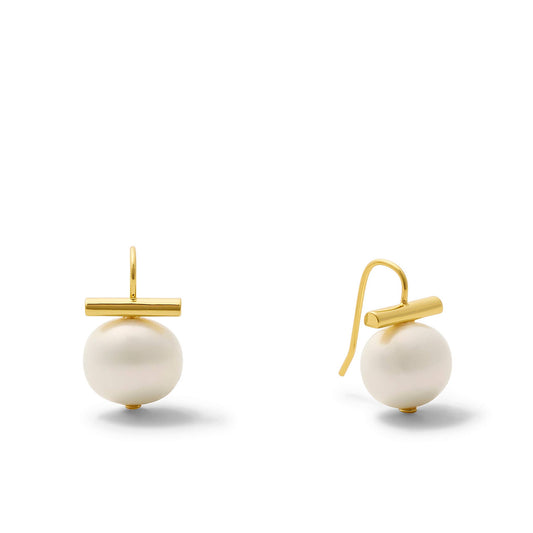 Earrings - Forever Fave Pebble Pearls - White