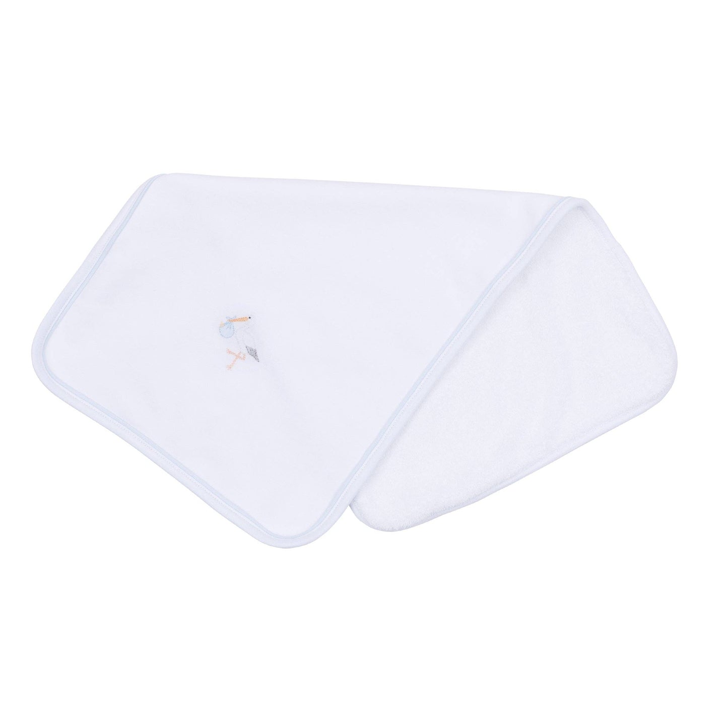 Burp Cloth - Blue Stork