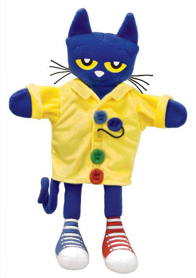 Plush Puppet - Pete The Cat Groovy Buttons