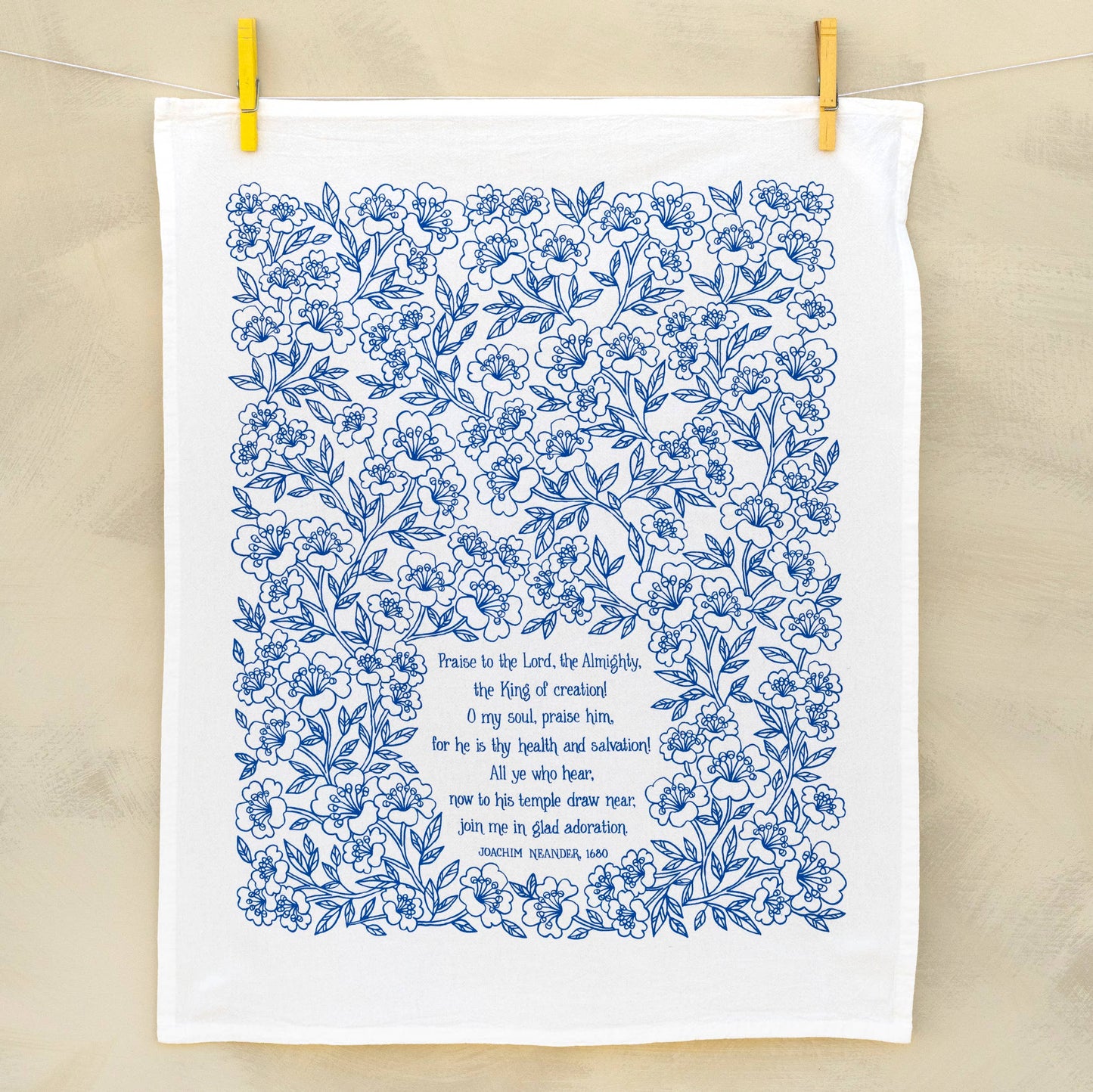 Hymn Tea Towel: Praise to the Lord