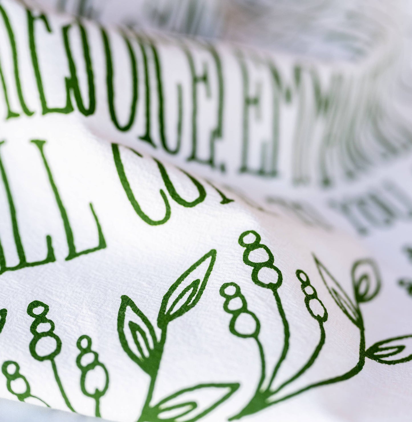 Hymn Tea Towel:  O Come, O Come Emmanuel