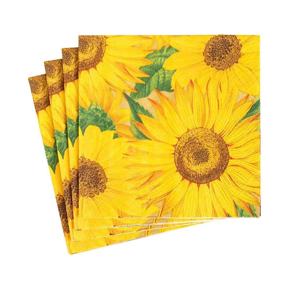 Cocktail Napkins - Sunflowers
