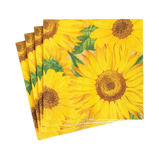 Cocktail Napkins - Sunflowers