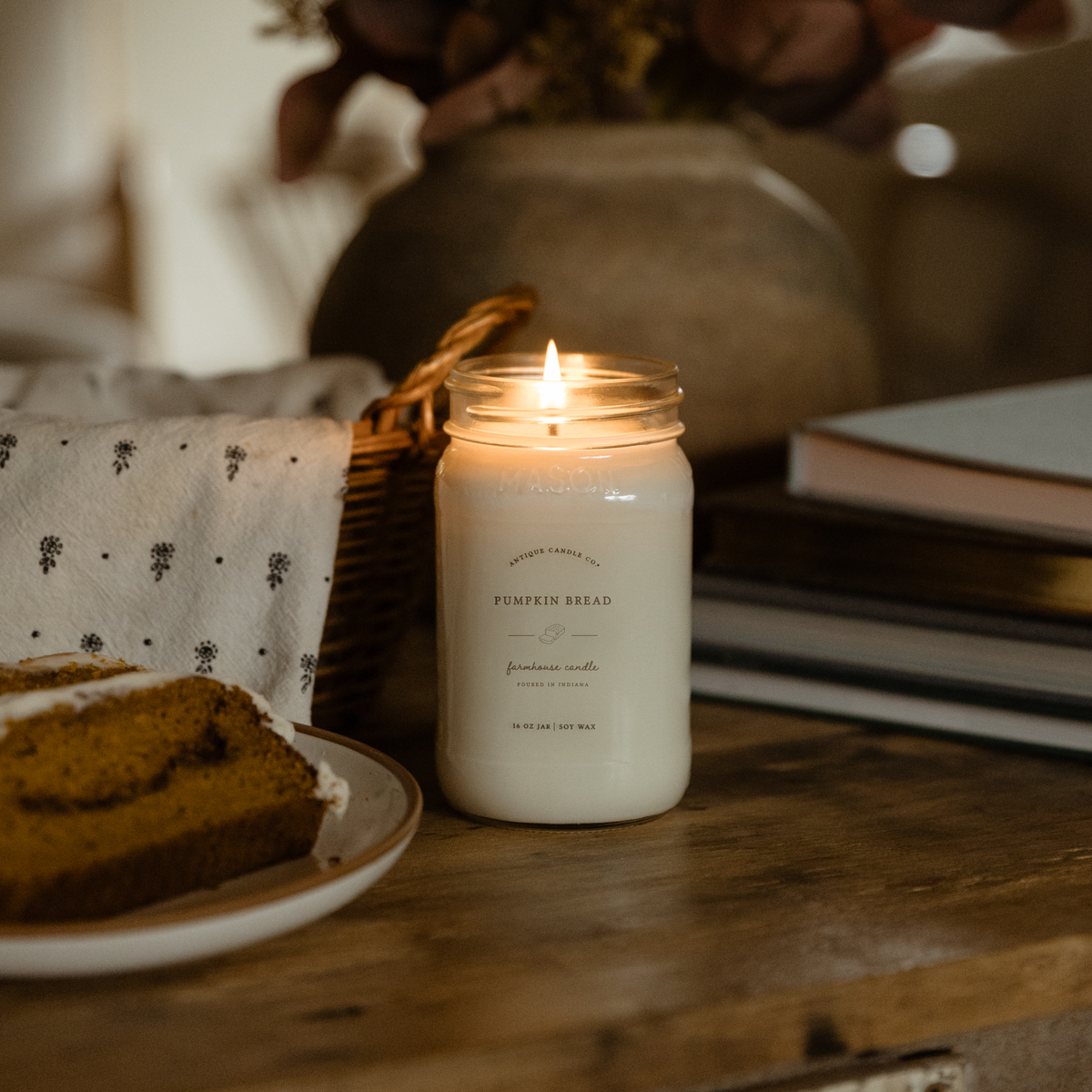 C- andle Pumpkin Bread (Soy)