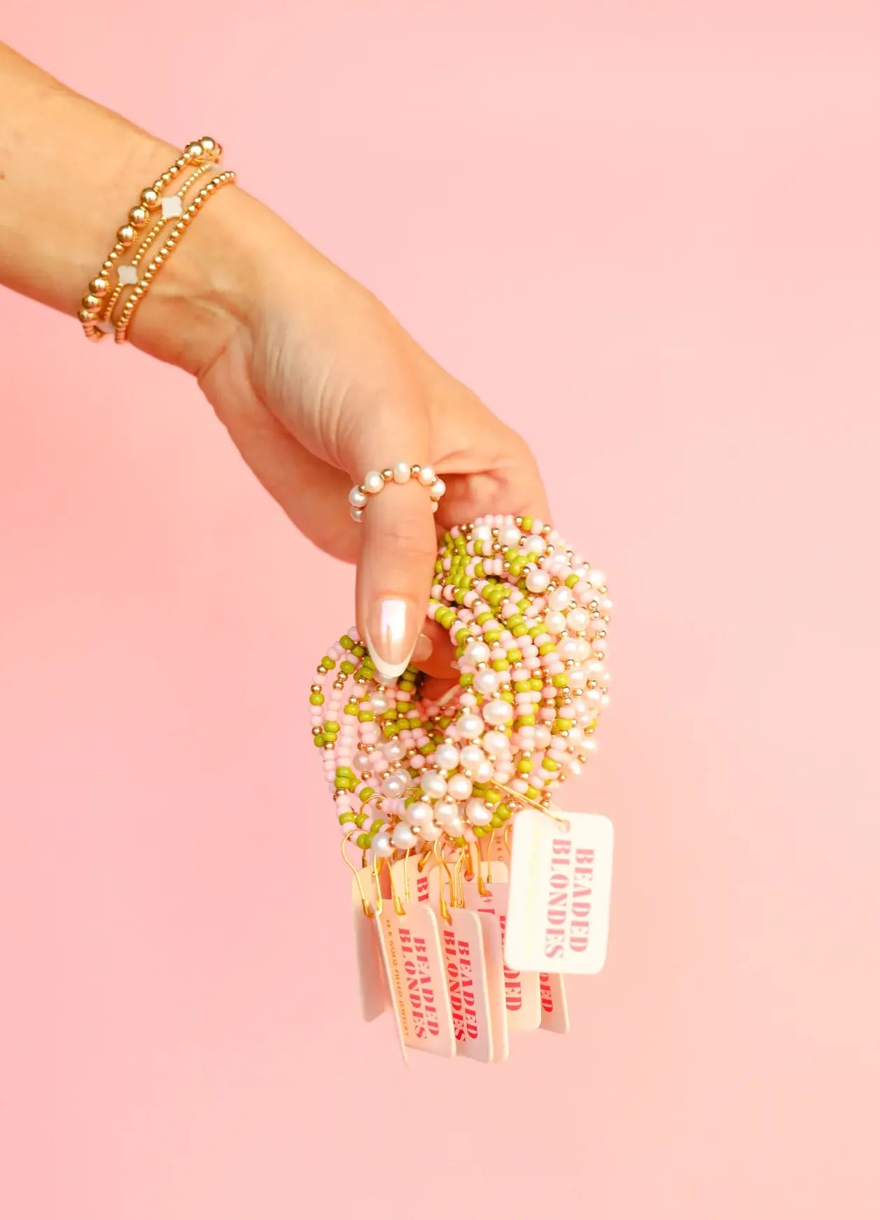Ring - Pearl/Gold Coastal