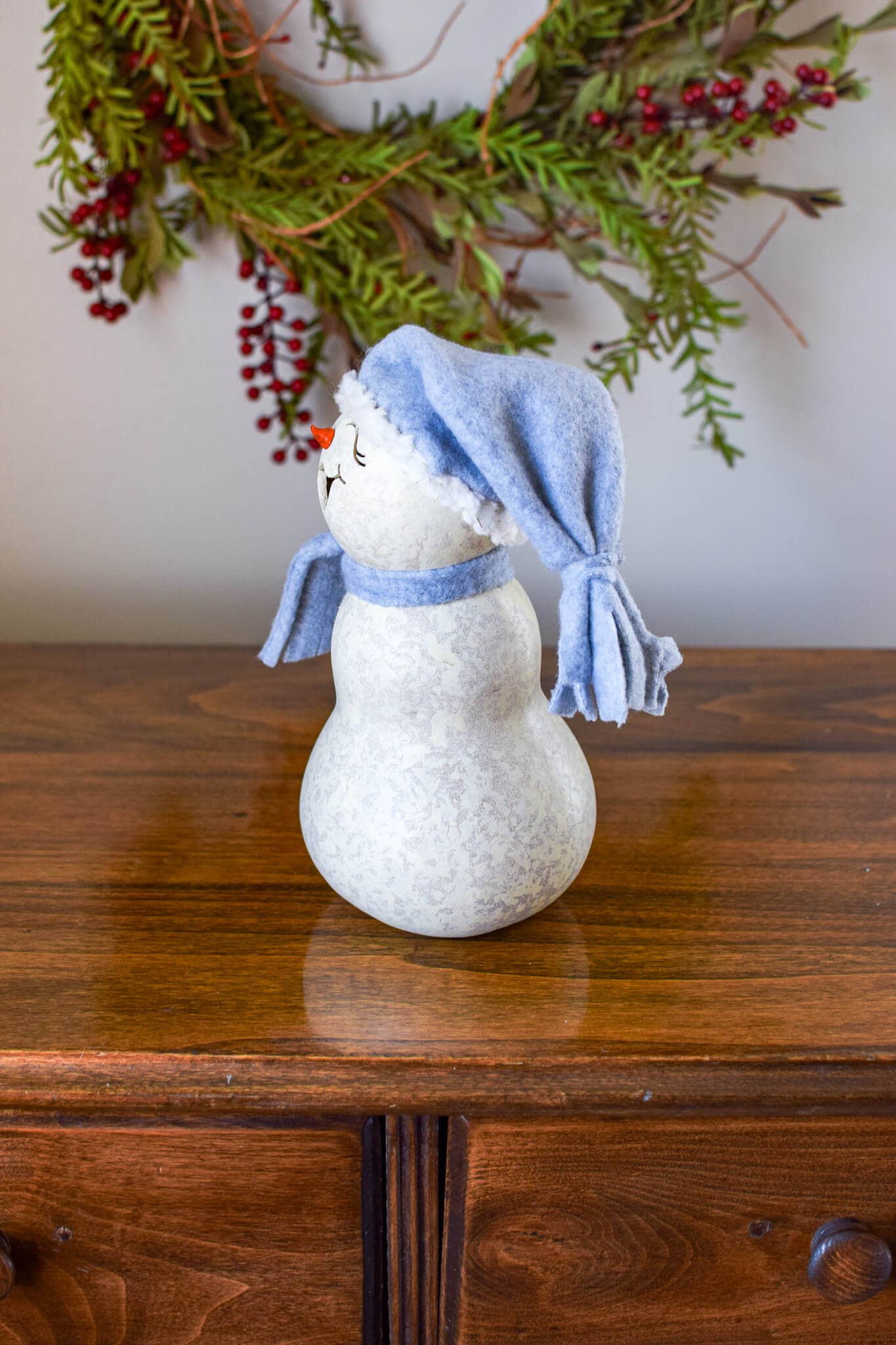 Gourd: Snowman - Mrs. Frostworth