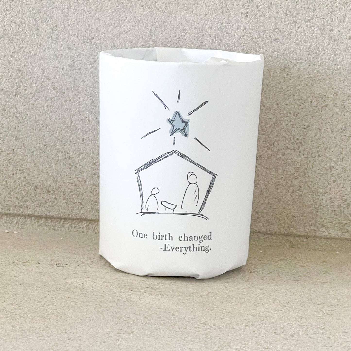 Candle: Fir scent - One Birth Changed Everything