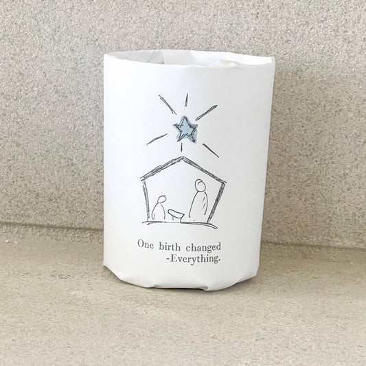 Candle: Fir scent - One Birth Changed Everything