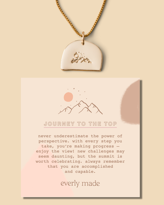 Mountains 14K GF necklace
