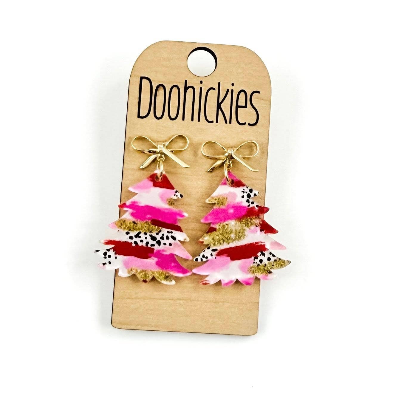 Earrings - Acrylic Tree - Dasher