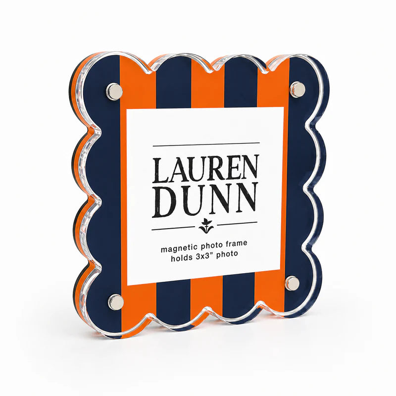Frame - Acrylic Orange & Navy