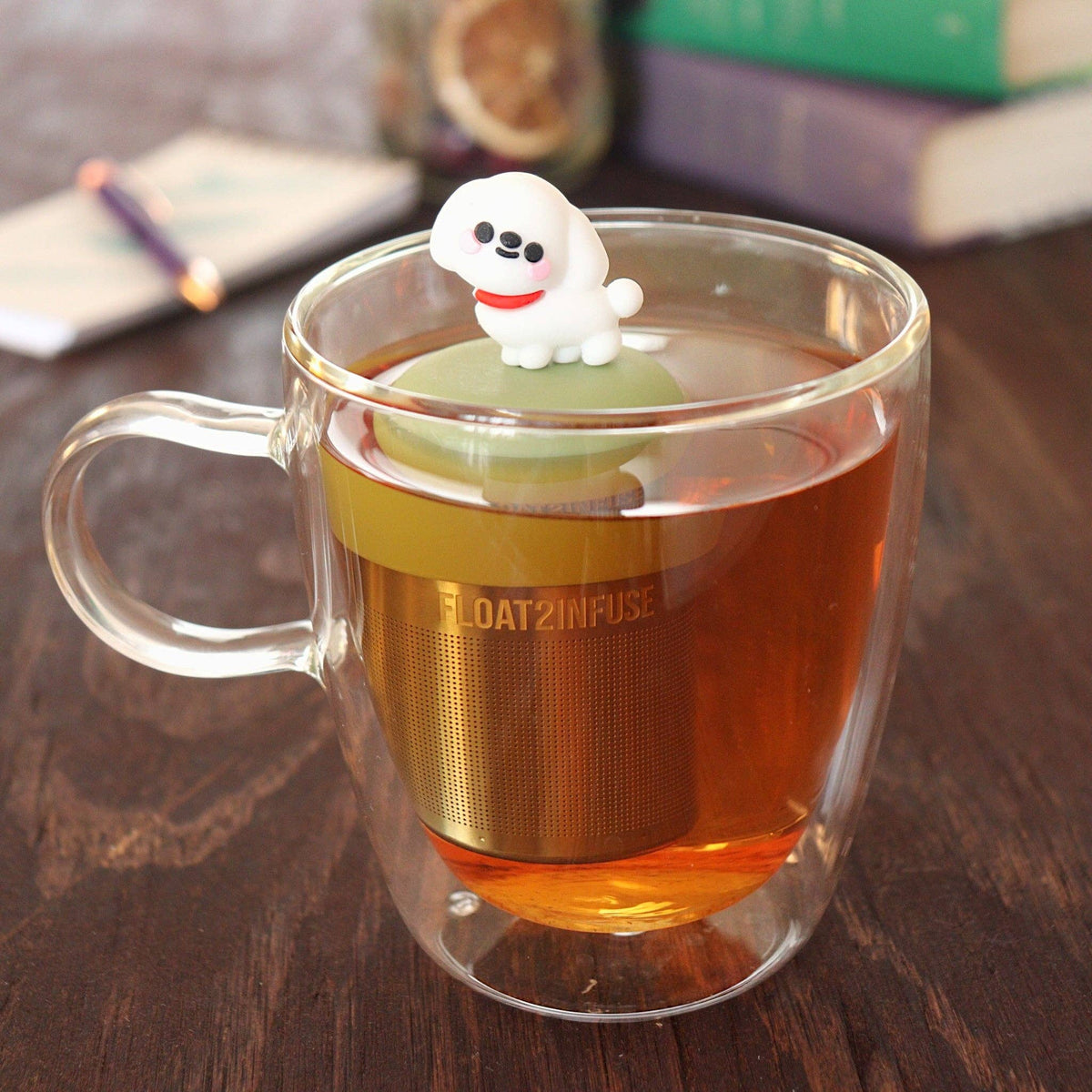 Floating Tea Infuser - Maltese Dog