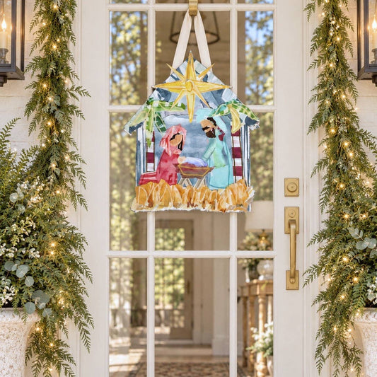 Acrylic Door Hanger - Nativity