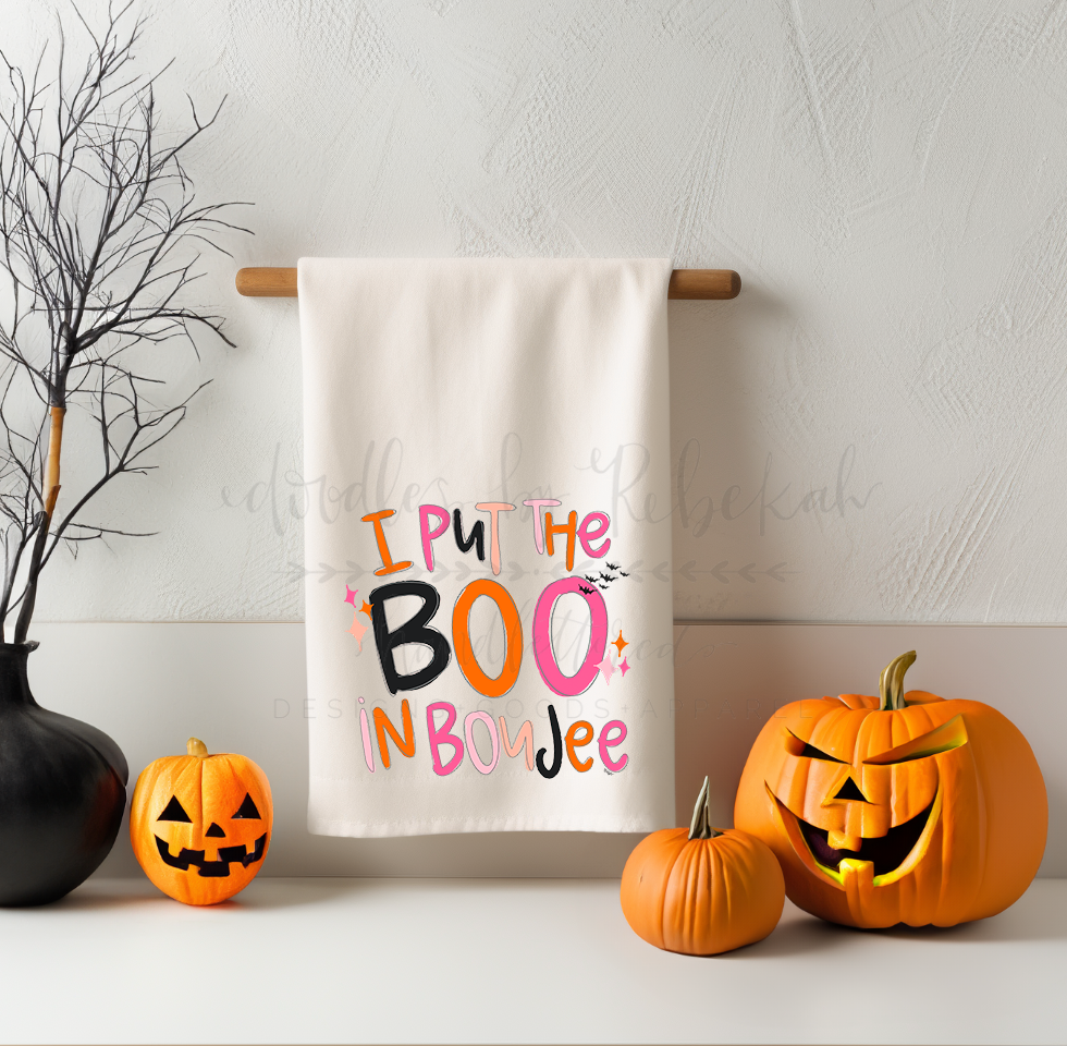 Tea Towel - I Put The Boo In Boujee