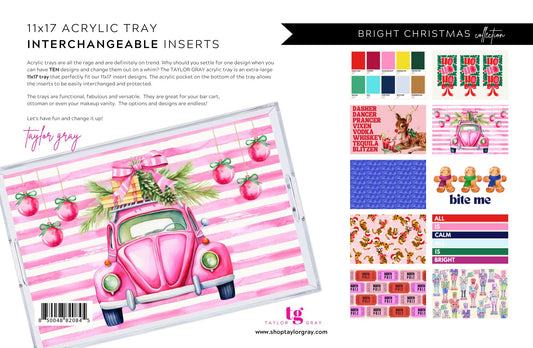 Tray Inserts - Bright Christmas
