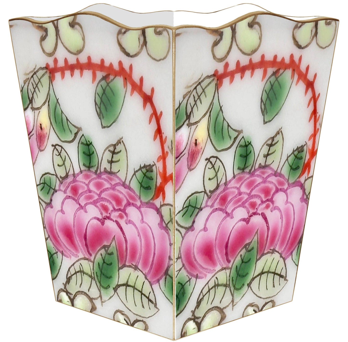 Wastebasket - Rose Canton
