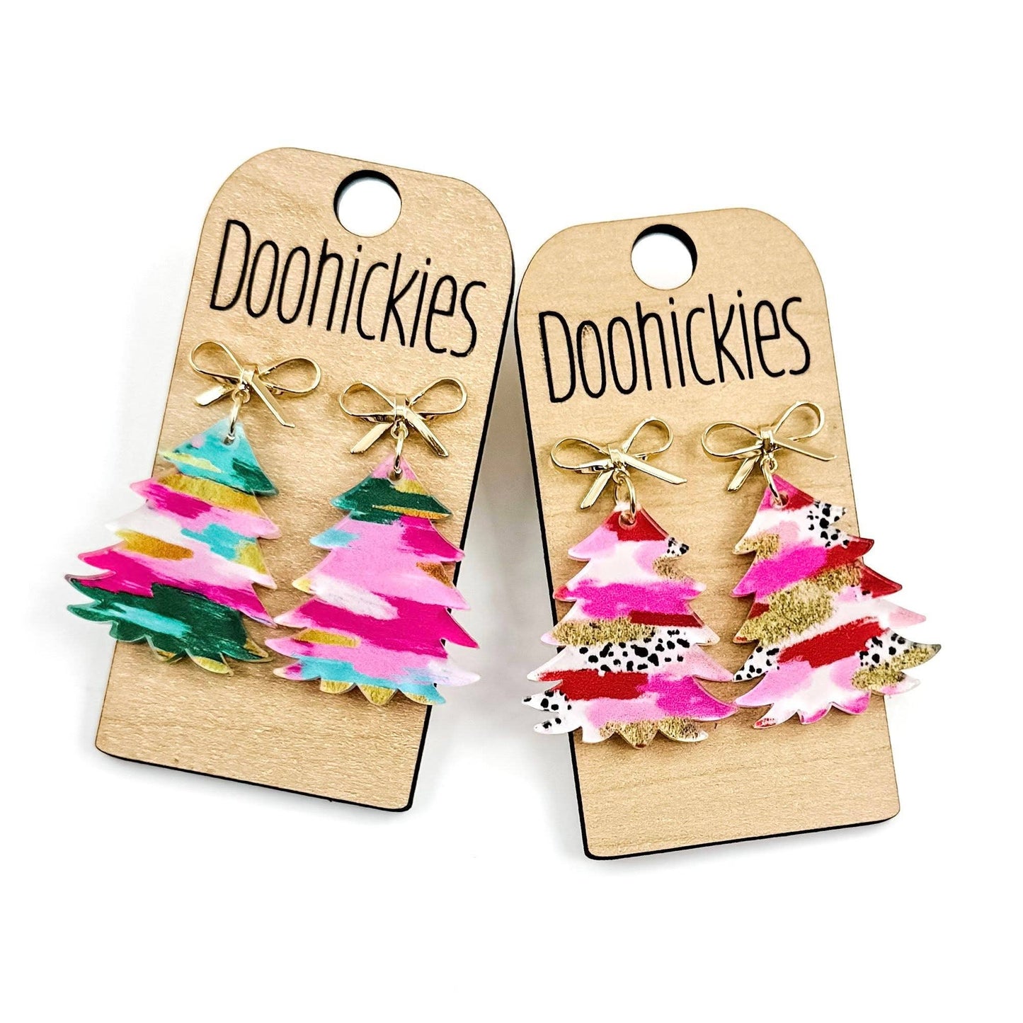 Earrings - Acrylic Tree - Dasher