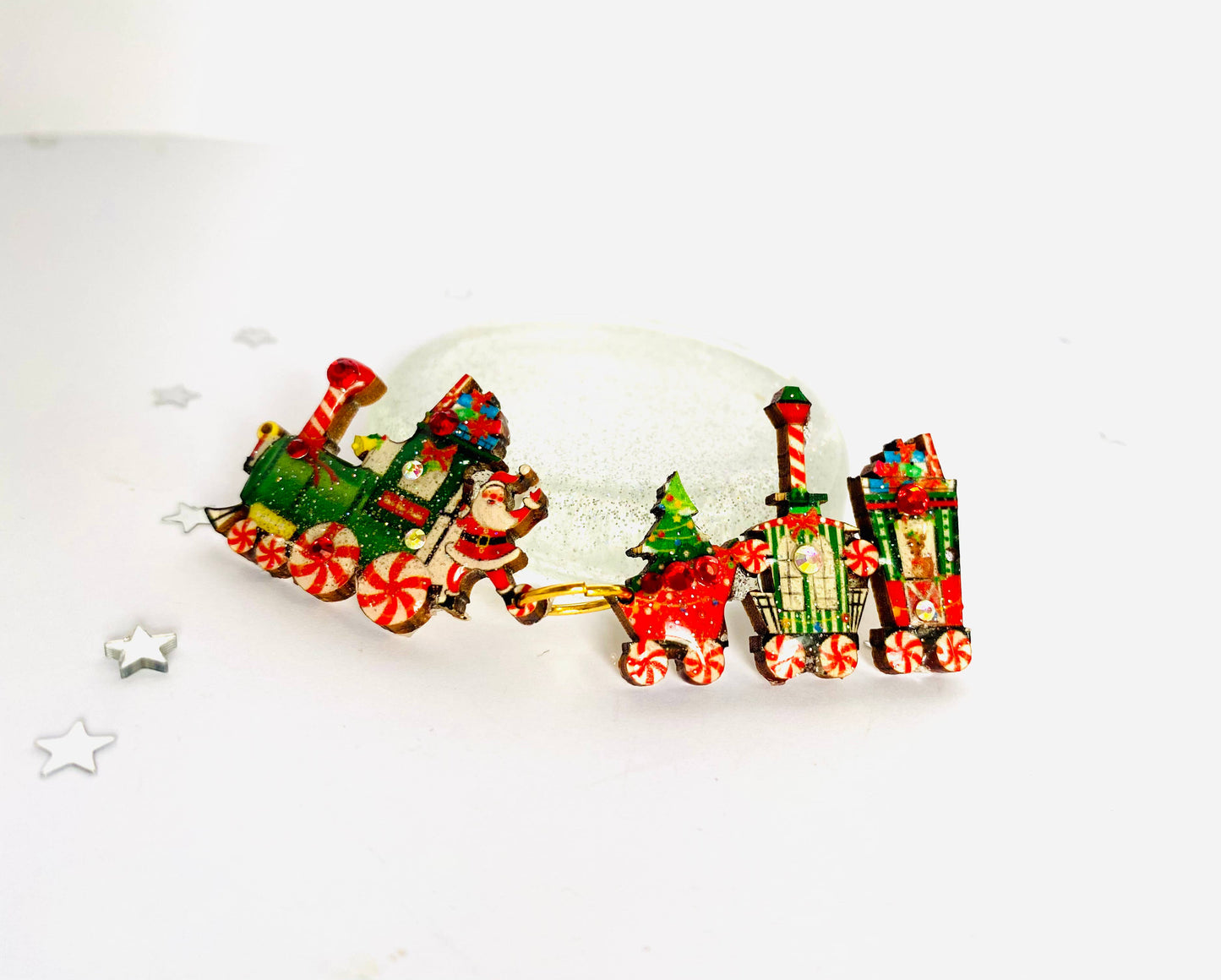 Brooch - Christmas train