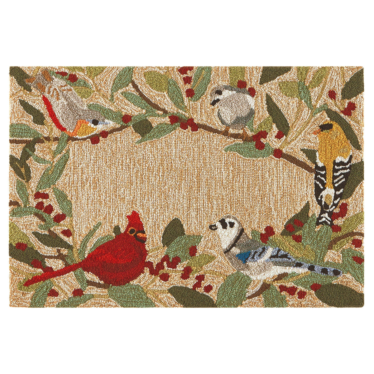 Rug - Indoor/Outdoor - Bird Border (FrontPorch)