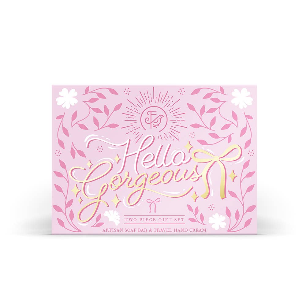 Hand Cream + Soap Hello Gorgeous Gift Set