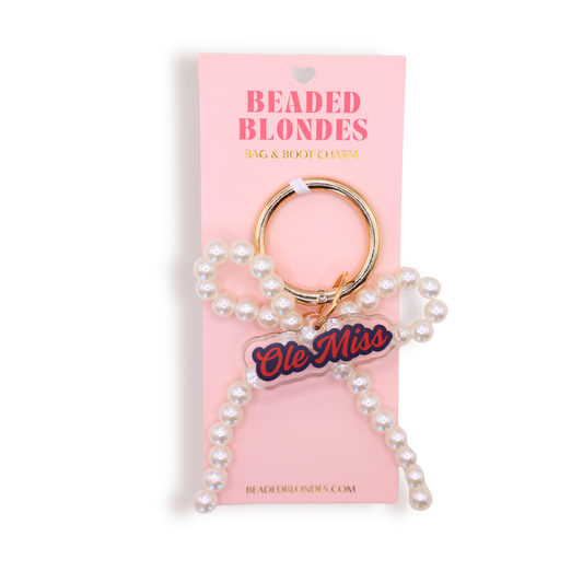 Collegiate Bag & Boot Charm - Ole Miss