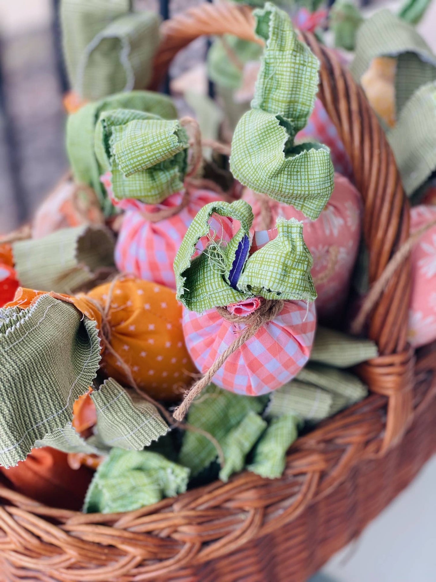 Easter Decor - Carrot - Vintage Fabrics
