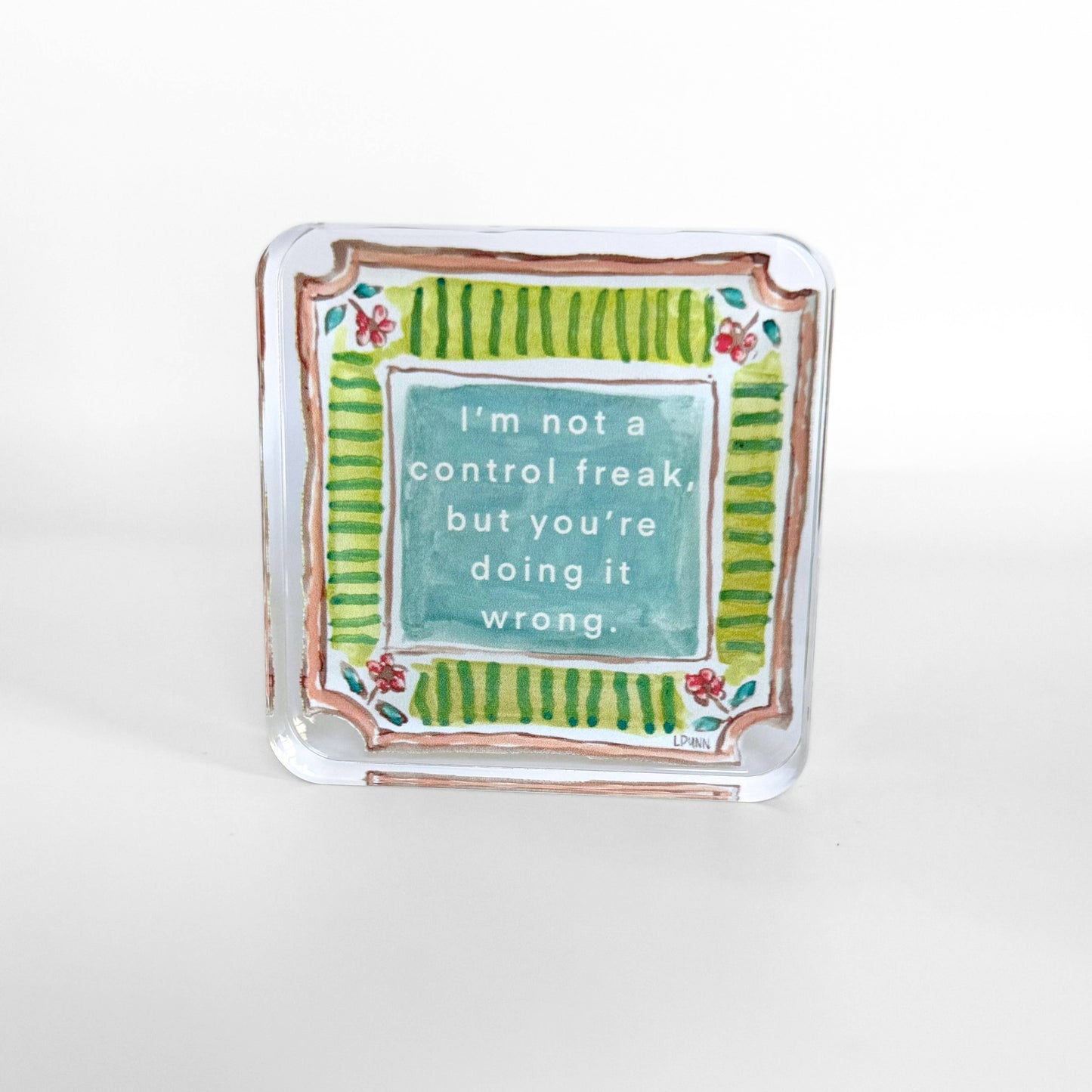 Acrylic Funny Block - Control Freak