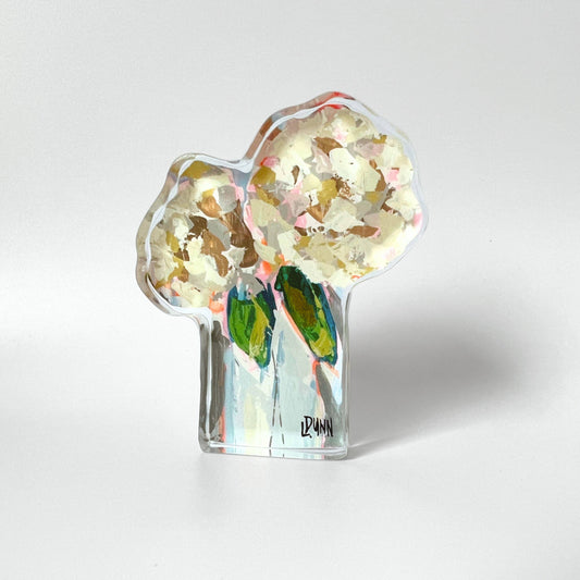Acrylic Blooms - Two Hydrangeas