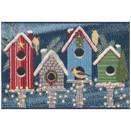 Rug - Indoor/Outdoor - Birdhouse Holiday (Esencia)