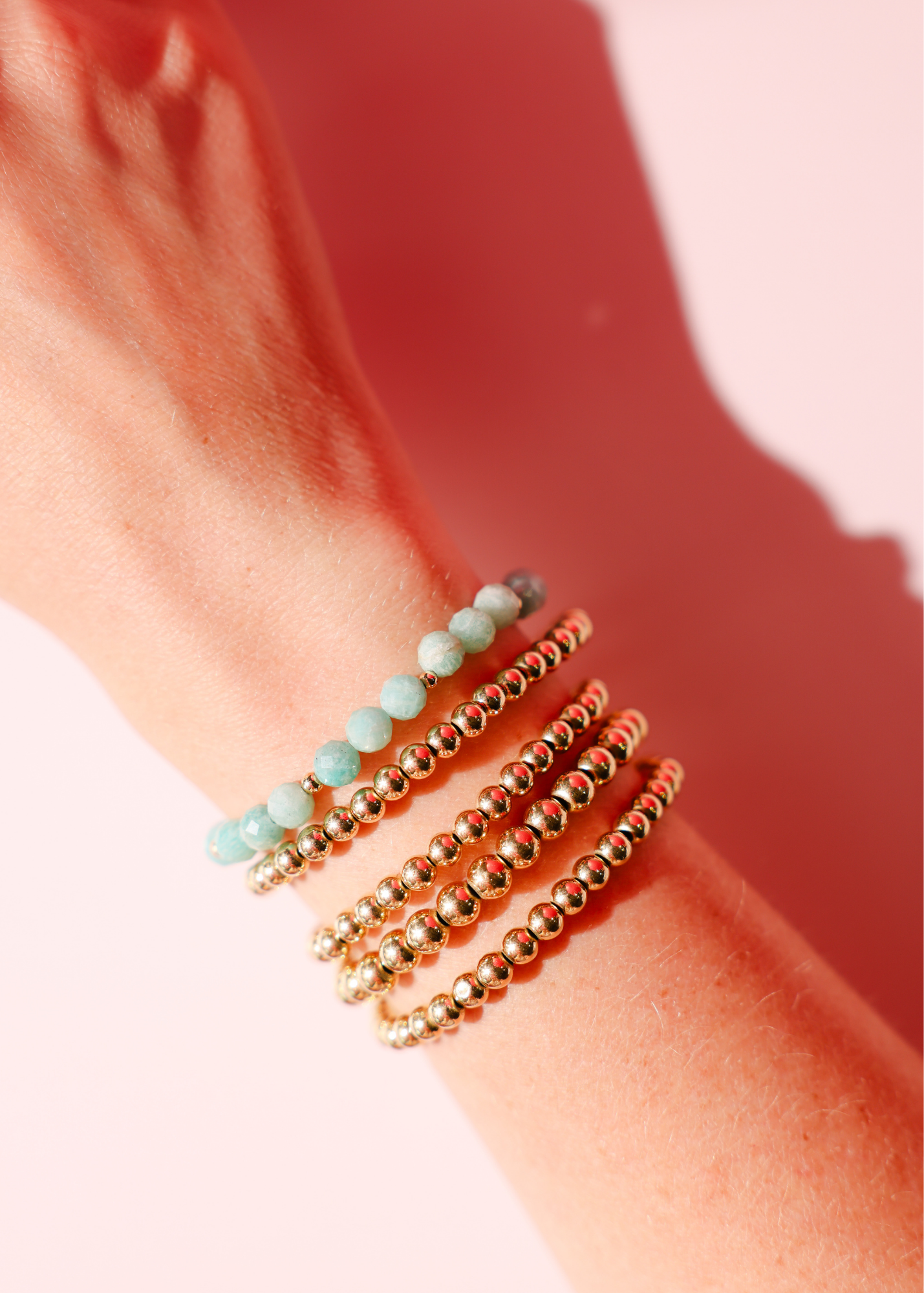 Bracelet - Gemstone/Gold Gemstone