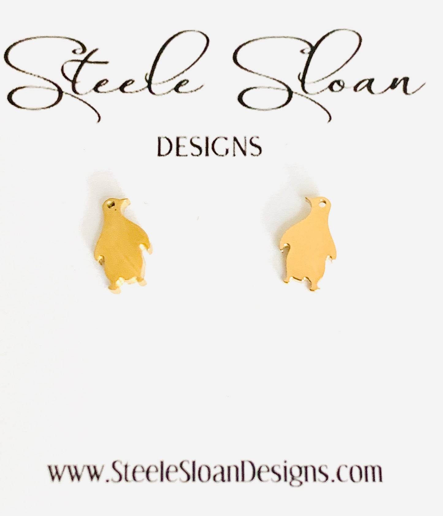 Penguin Stud Earrings