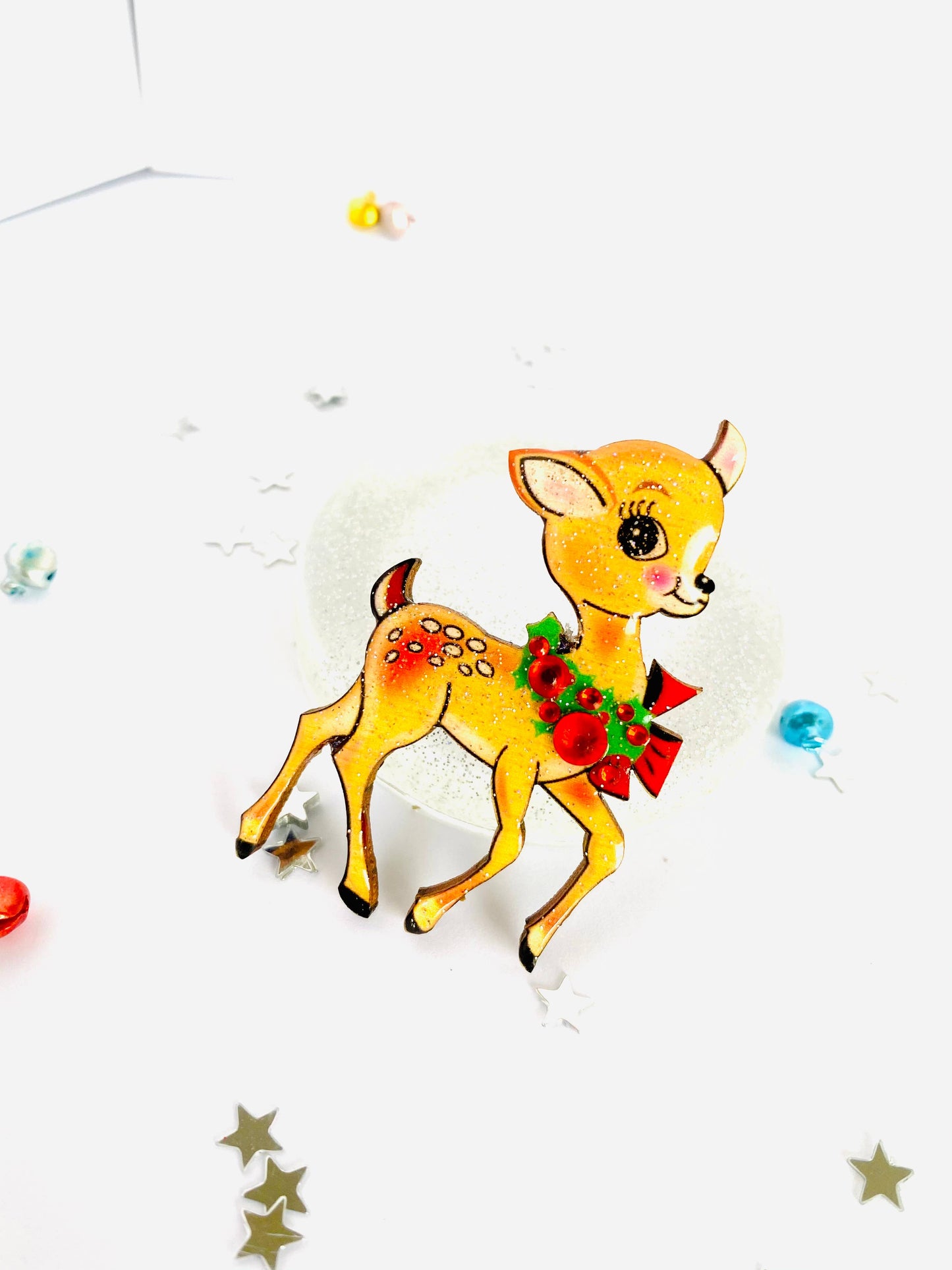 Brooch - Christmas Deer