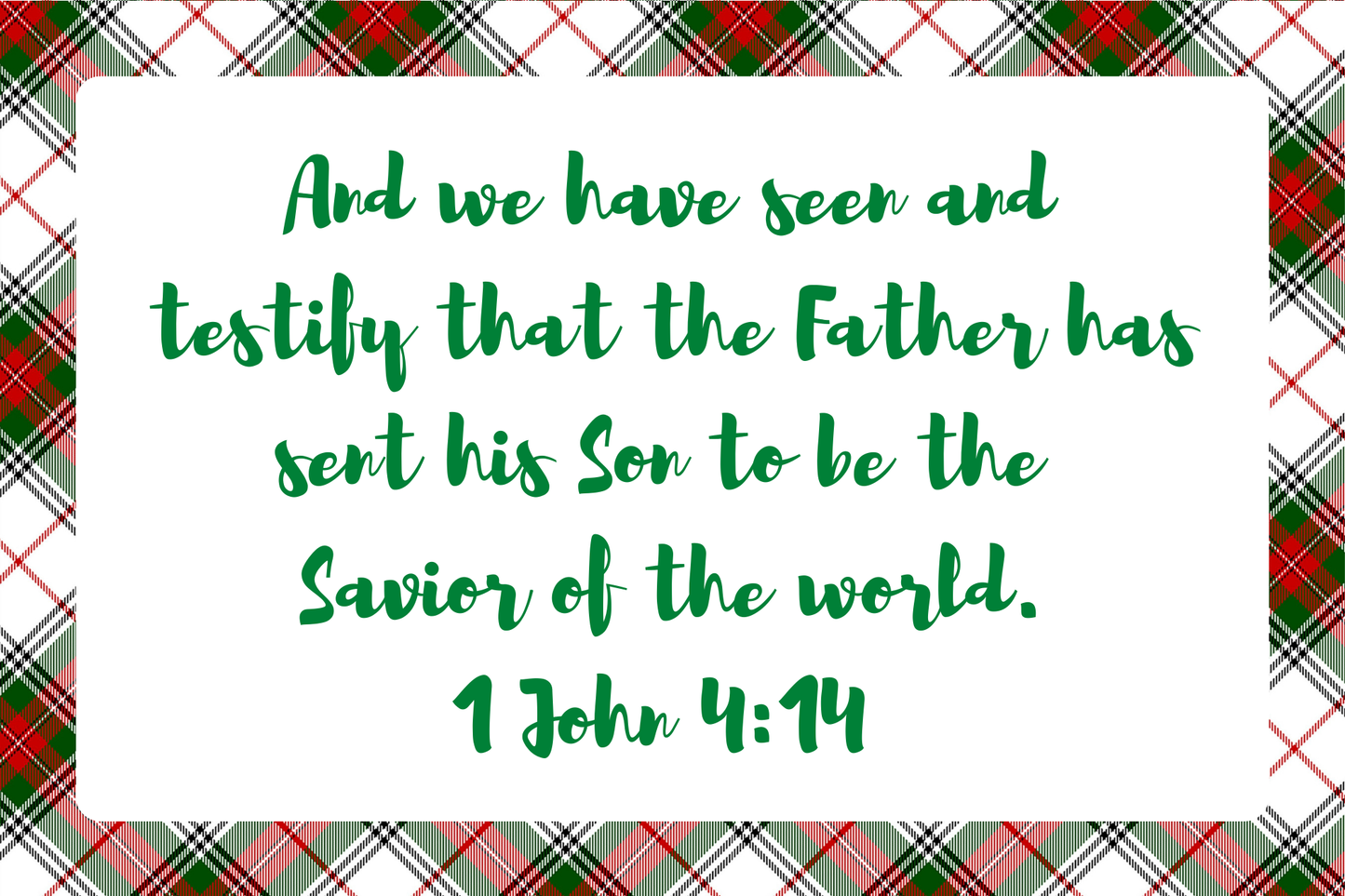 Paper Placemats - Advent Scripture