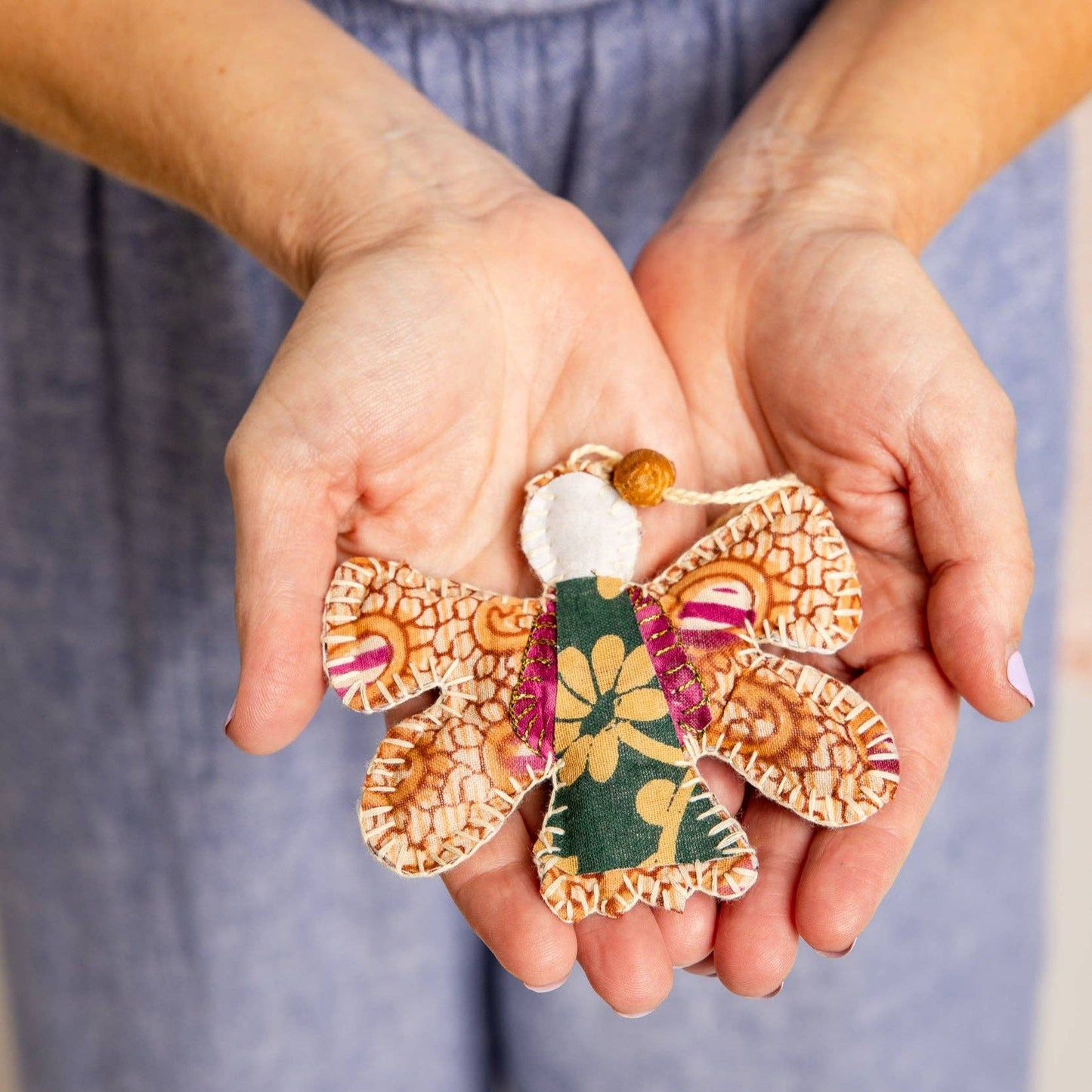 Angel - Stitched Ornament