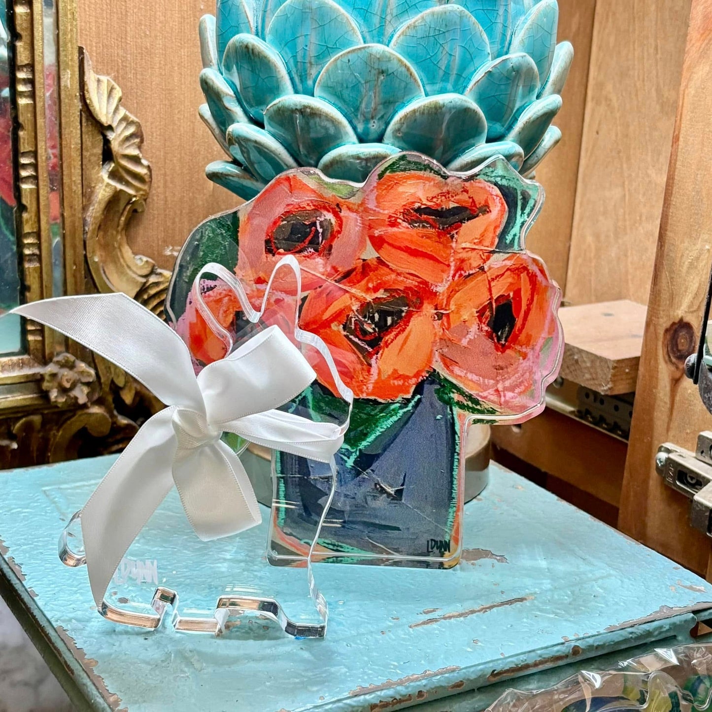 Acrylic  Bunny - Clear