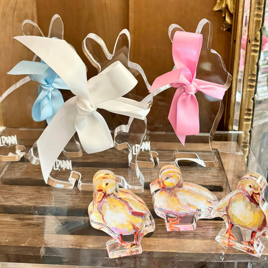 Acrylic  Bunny - Clear