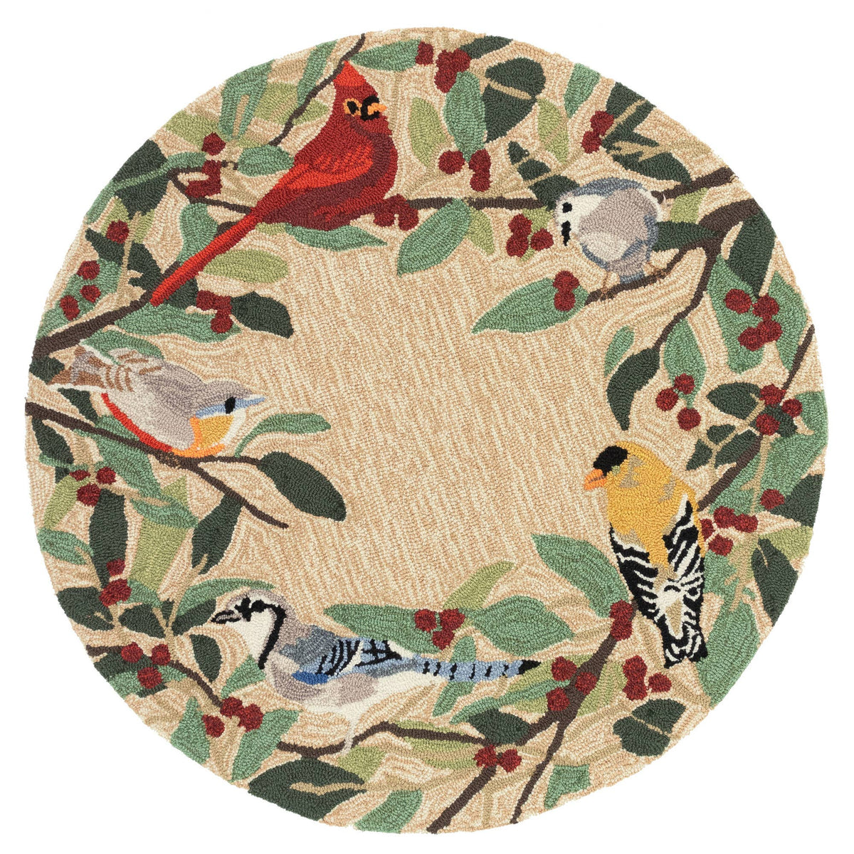 Rug - Indoor/Outdoor - Bird Border (FrontPorch)