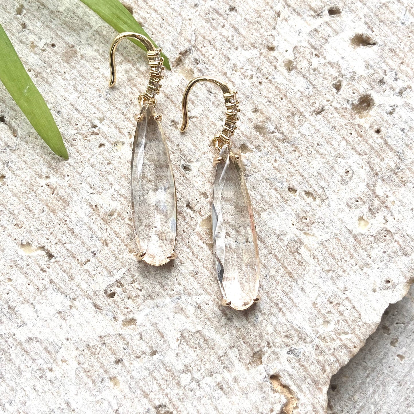 Crystal Teardrop Earrings