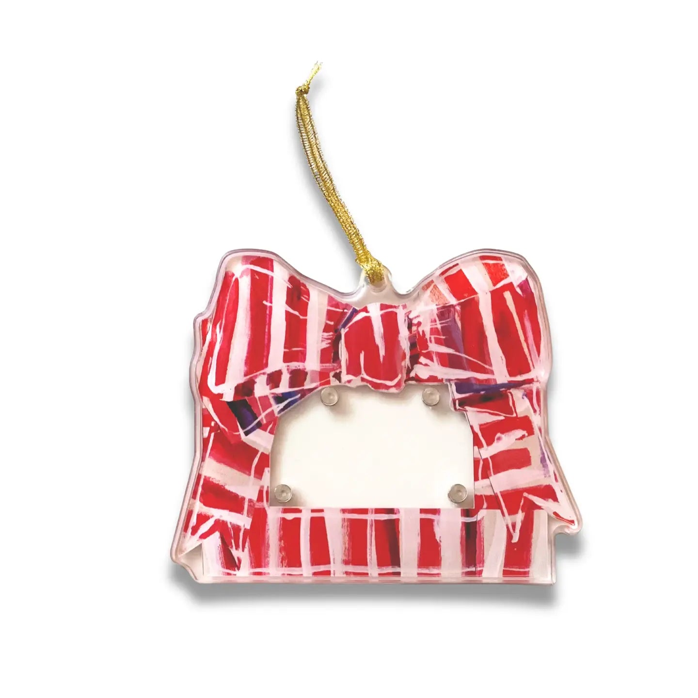 Acrylic Ornament - Bow Frame